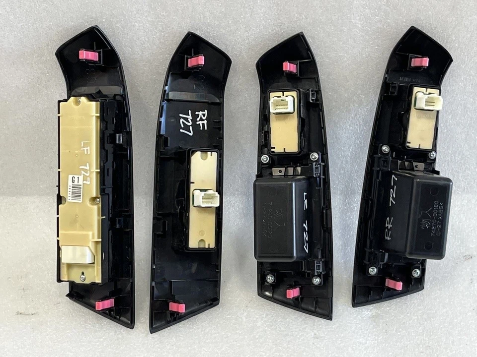 Juego de interruptores de ventana de puerta Lexus GS350 2014 delanteros y traseros con punto ciego negro Foto 2 de 3