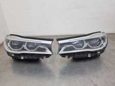BMW 7 SERIES G11 PAIR FRONT LEFT / RIGHT HEADLIGHTS LASERLIGHT 2017