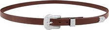 Leather Cowboy Hat Bands for Men Women Western/Fedora/Panama Hat Belts Cowgir...