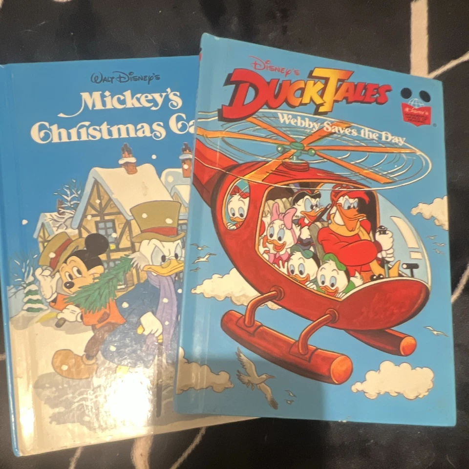 Mickey Mouse and Donald Duck Hardback Vintage Book - Image 1 of 1