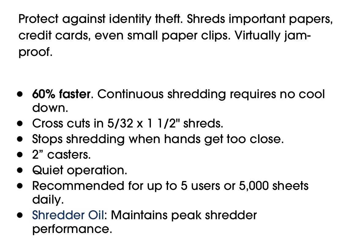 Fellowes Powershred 225i + Shredder Oil eBay