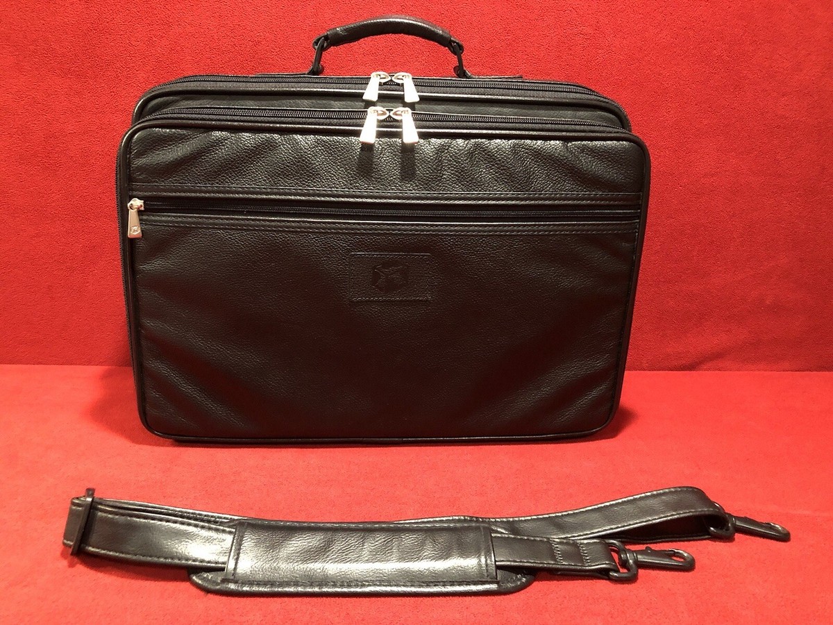 LTD　ECー201　Black Stain　ソフトケース付 Case-Tek Inc Chicago IL Black Leather Computer Briefcase 17