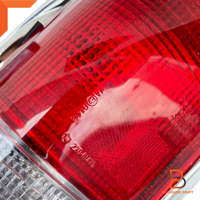 Pair Chrome Trim Tail Lights Rear Lamps Fit Mazda B2000 B2200
