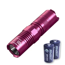 Nitecore P05 460 Lumen LED Flashlight -PINK w/2x FREE Premium CR123A Batteries