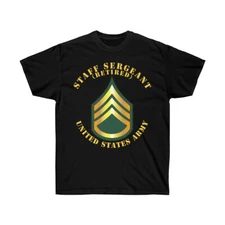 Classic - Unisex Ultra Cotton Tee - Army - Staff Sergeant - SSG