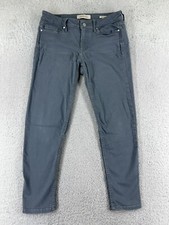 Calvin Klein Pants Women 8 Blue Jeans Denim Ankle Skinny Cotton Blend Stretch