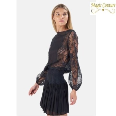 Magali Pascal Lou Sheer Lace Dress | eBay