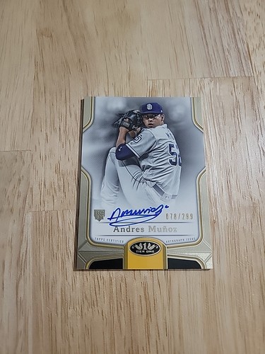 2020 Topps Tier One ANDRES MUNOZ Break Out Autograph /299 Rookie Auto Seattle