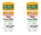 2 Pack Arm & Hammer Essentials Deodorant Solid Unscented 2.5 Ounce Each