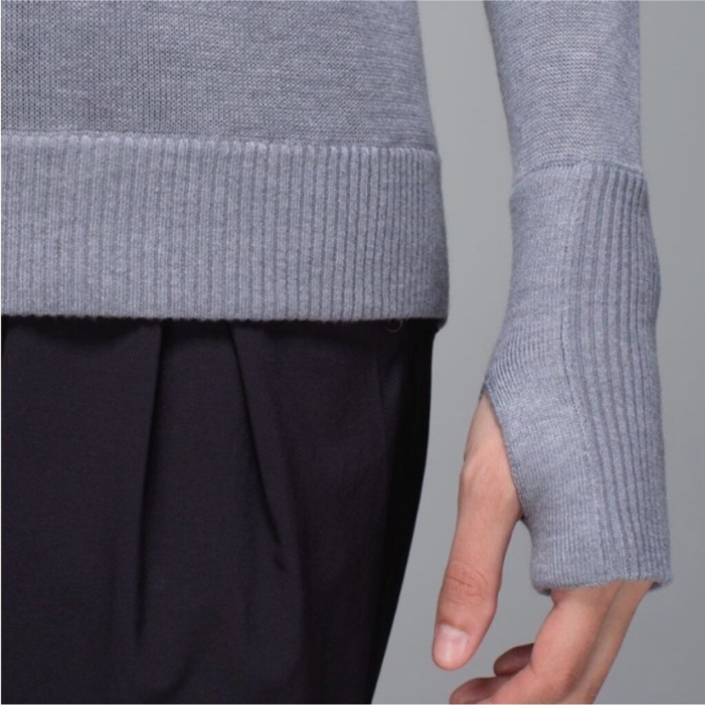 LULULEMON Unity pullover Sweater drop back long s… - image 8