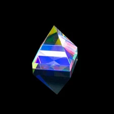 20mm Rainbow Optical Glass Crystal Pyramid Prism For Natural Sciences 1PCS