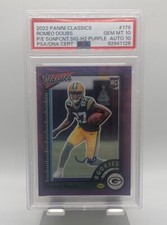 2022 H2 Classics Romeo Doubs Purple Rookie Auto /25 SSP • PSA 10 AUTO 10 • POP 1