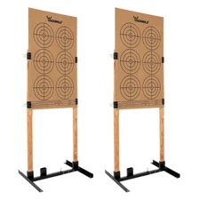 Adjustable Target Stand Base Paper Shooting Targets Cardboard H Shape Durable
