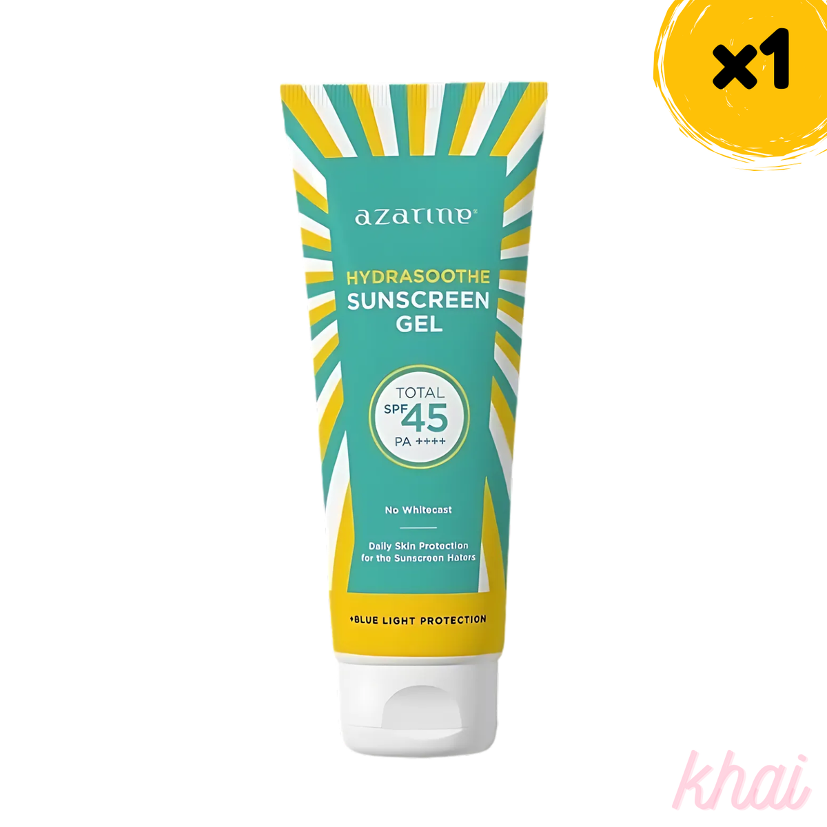 AZARINE Hydrasoothe Sunscreen Gel 50g Sensitive Skin Moist SPF45