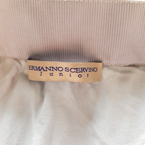 Ermano Scervino Tulle Skirt Girls Jr Sz 12yrs Gray Silver Sequined Italy Formal - Picture 5 of 7