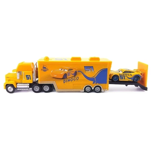 Disney Pixar Cars NO.51 DiNOco Cruz Ramirez Hauler Truck + Mini Car 1:55 Diecast - Bild 8 von 13