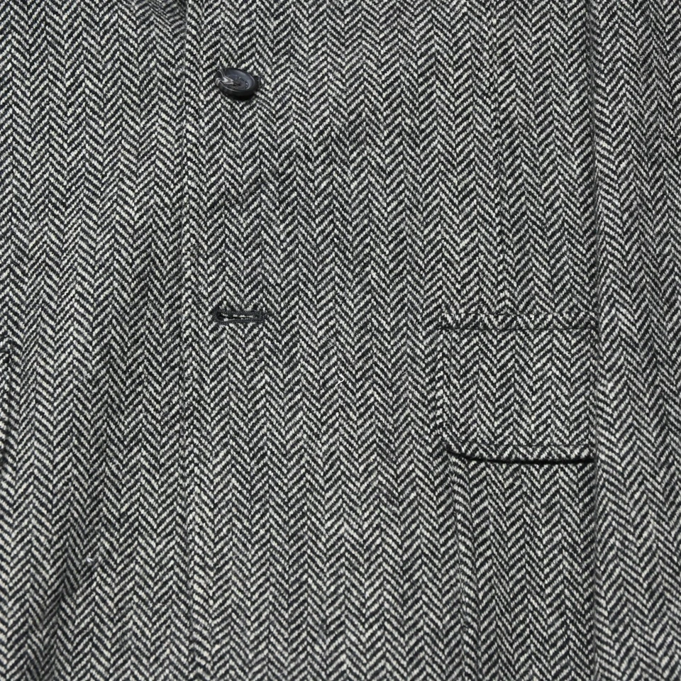 Новый American Living XL серый Herringbone Tweed 100% шерсти Blazer костюм Куртка Пальто - Изображение 3 из 4