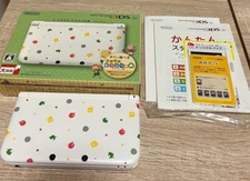 [S-rank] Nintendo 3DS LL Animal Crossing with Charger/Stylus/Box Instructions