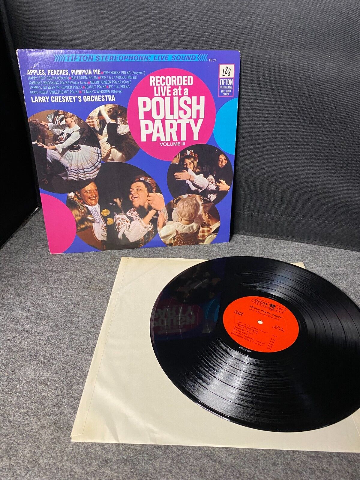 Larry Chesky "Live at A Polish Party" Vintage Polka LP