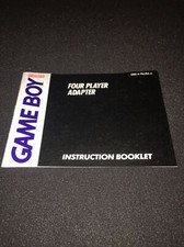 gameboy four player adapter Manual