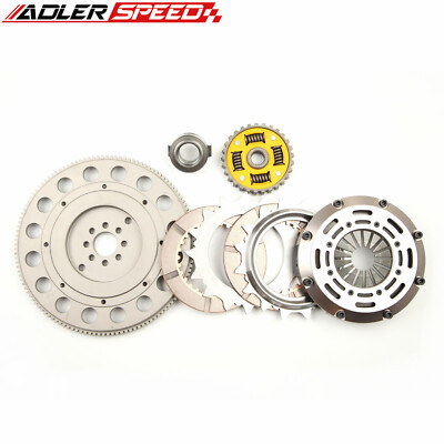 ADLERSPEED Twin Disc Sprung Clutch For 90-96 NISSAN 300ZX NON-TURBO Z32 Medium
