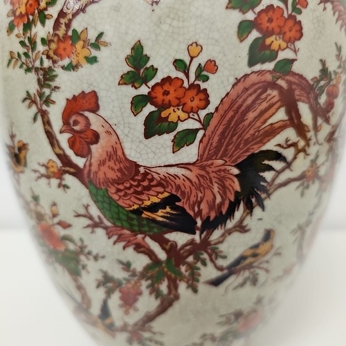 Vintage 60er Jahre Chinesischer Hahn Vase 22,5 cm hoch - Bild 2 von 11