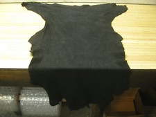Black Top Grain Deer Leather 0008917 Row R
