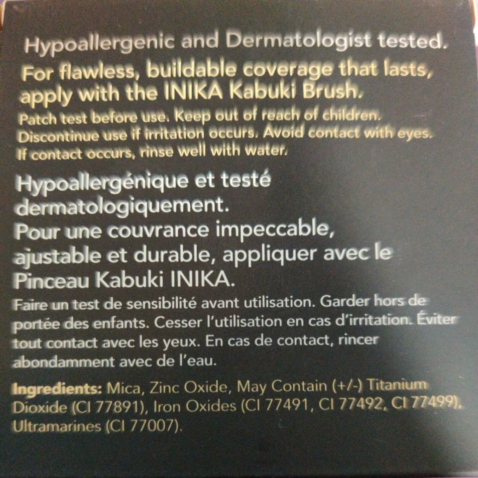 INIKA Certified Organic Loose Mineral Foundation w/SPF 25- wisdom - Image 3 of 3