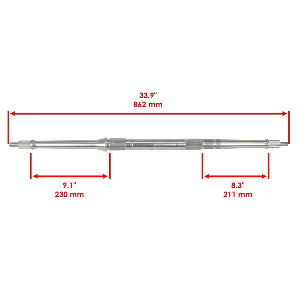 Rear Racing Axle Shaft For Yamaha Raptor 660R 2001 2002 2003 2004 - Foto 4