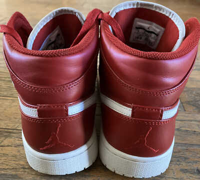 家具 Airjordan1 mid Gym Red Nike Air Jordan 1 Mid Gym Red 2.0~ Mens Size 9~ 554724 600 | eBay