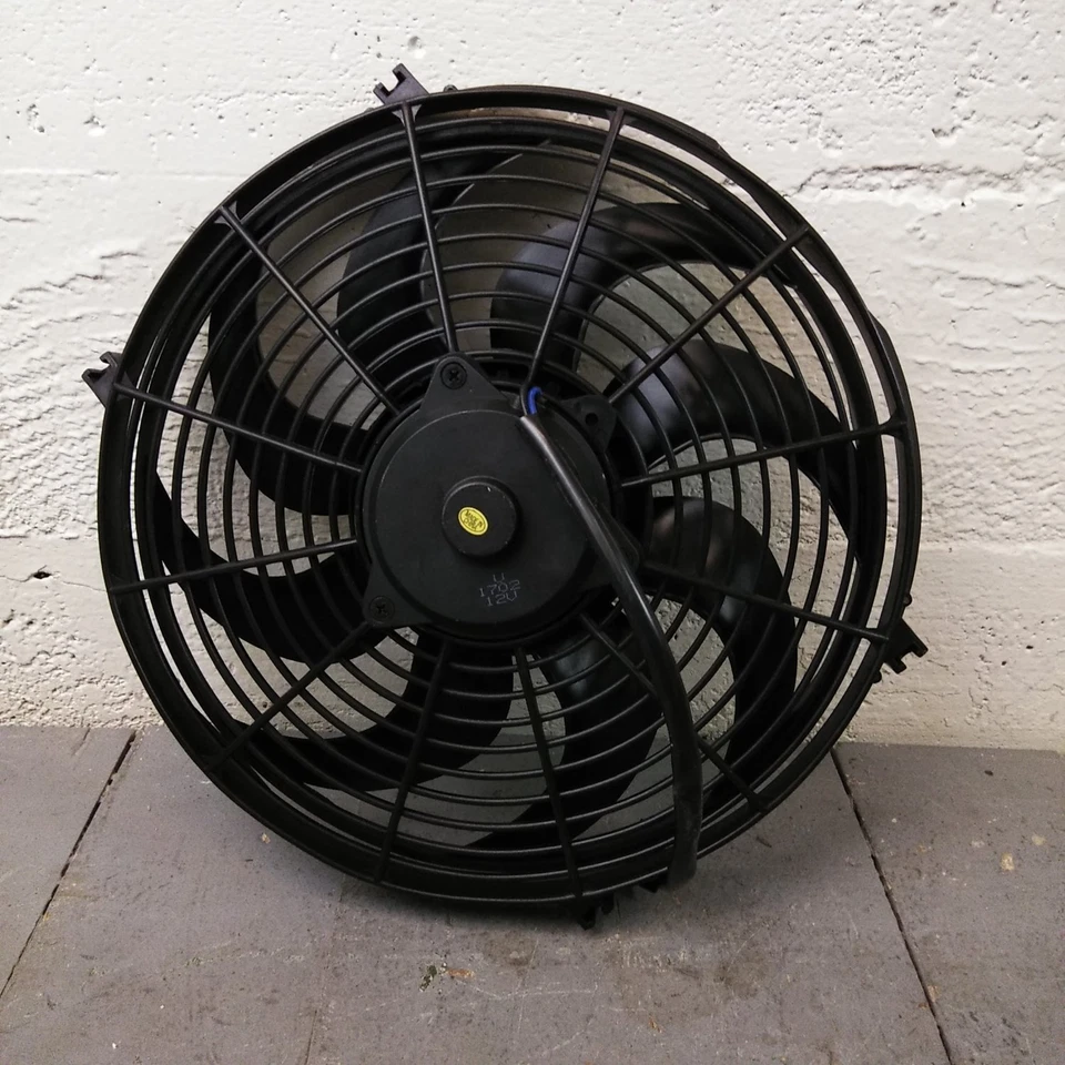 1900-27 Early Cars Adjustable Temp 14" 2122 CFM S-Blade Cooling Fan Kit T-Bucket - Image 4 of 4