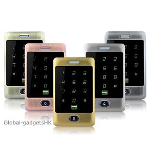 USA Waterproof Touch 125KHZ RFID Card+Password Door Access Control Keypad Metal