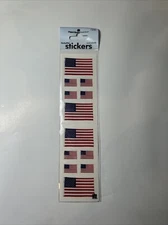 Paper House Productions Stickers ST-2119E United States Flag 2x4