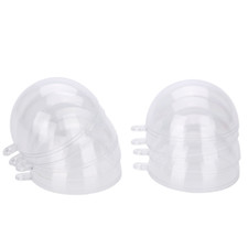 20Pcs Fillable Clear Plastic Ball Wedding Christmas Decoration Ornaments 5c