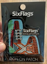 Parche Six Flags Magic Mountain Exclusivo X2 Posavasos Hierro Nuevo