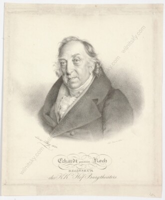 ''Siegfried Gotthilf Eckardt'' lithograph by Friedrich Johann Gottlieb Lieder (1)