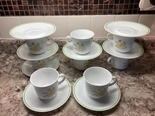 Corelle Spring Meadow Coffee Tea  Cups / Mugs 16 Piece Set of Eight
