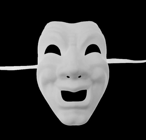 Bulk Blank DIY White Unpaint Masquerade Mask Polyresin Base Halloween Costume - Picture 13 of 30