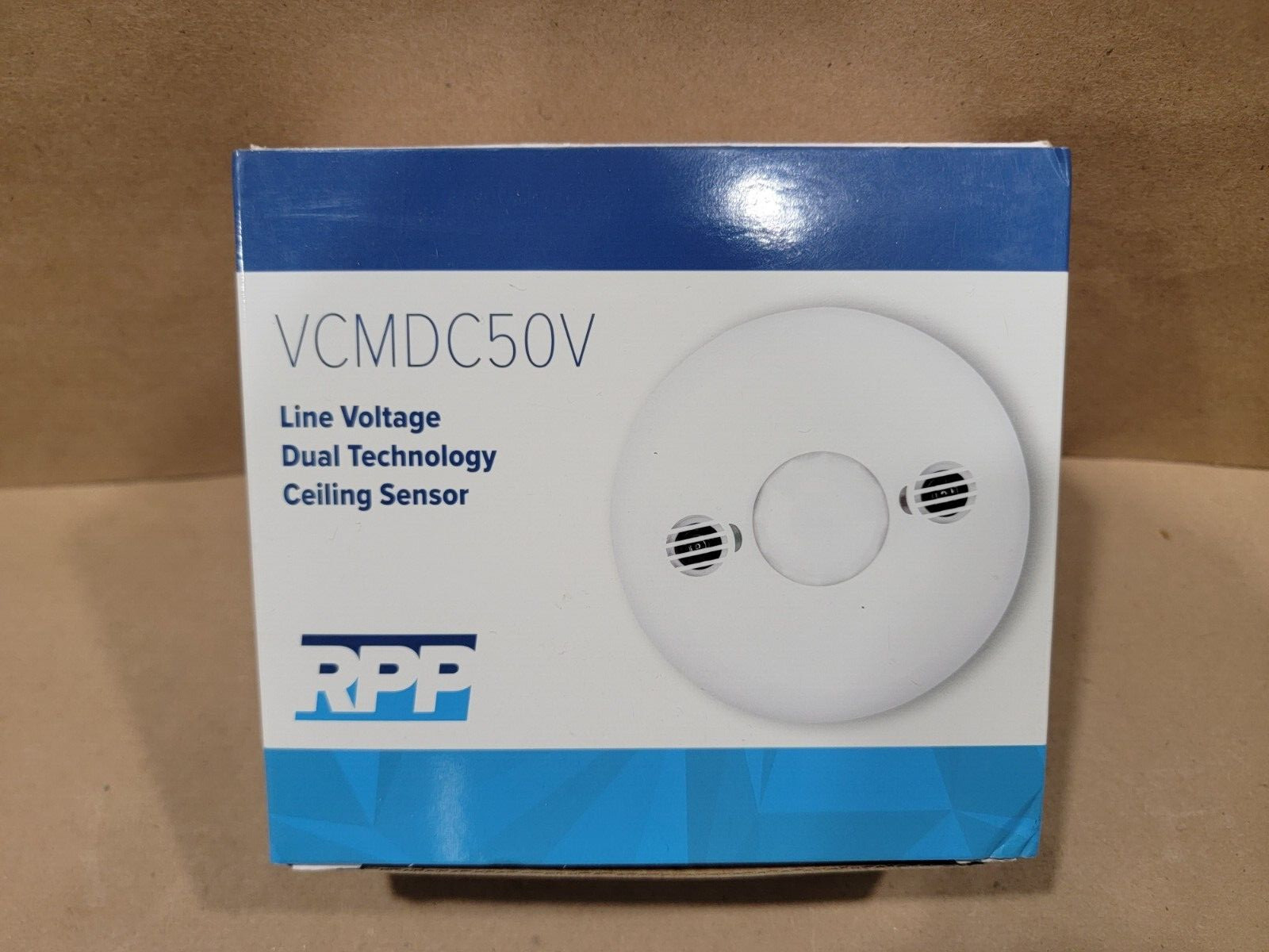 RPP - VCMDC-50V - 360D, Dual-Tech, PIR/Ultrasonic, Line Voltage Occupancy Sensor