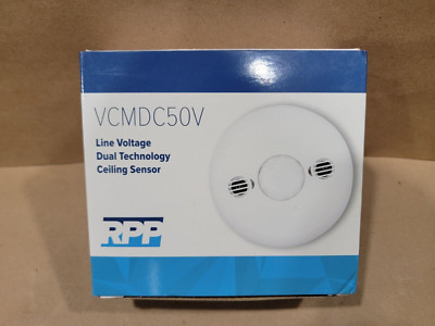RPP - VCMDC-50V - 360D, Dual-Tech, PIR/Ultrasonic, Line Voltage Occupancy Sensor