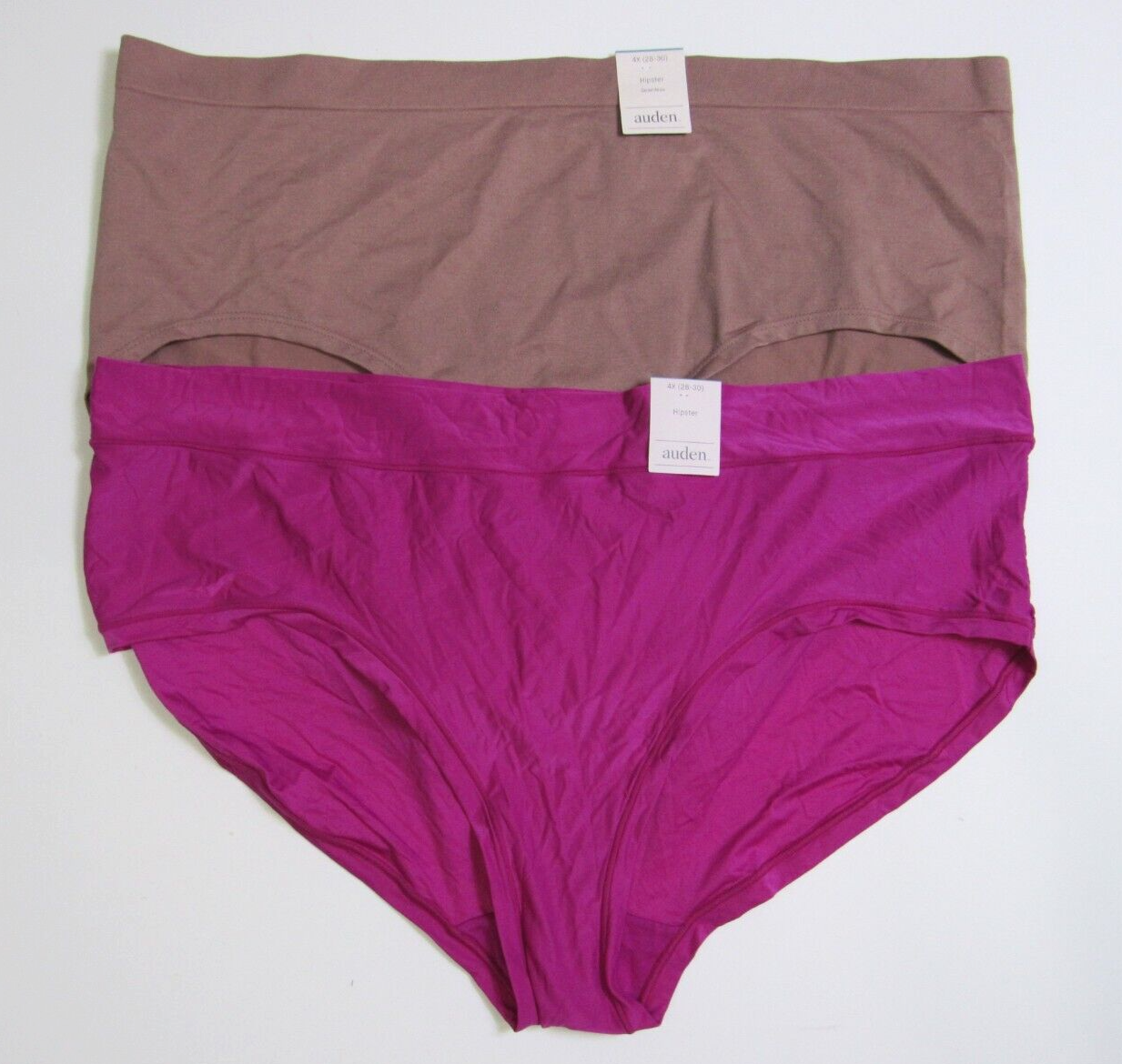 Auden Women's Plus Size Variety Hipster 2 Pack Panties 4X (2830) eBay