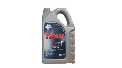 Fuchs Titan GT 1 Flex 34 SAE 5W-30 5 Liter MB 229.51  RN 720 ACEA C3/C4 Motoröl