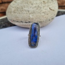 Nice Labradorite Gemstone Ring 925 Sterling Silver Designer Unique Ring PG4402