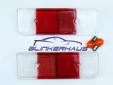 WEISS/ROTE Rückleuchten Opel Kadett C Limo Coupe City GT/E Rallye Aero Chevette