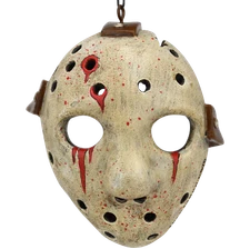Tree Buddees Bloody Hockey Mask Creepy Halloween Ornament Scary Decoration Movie