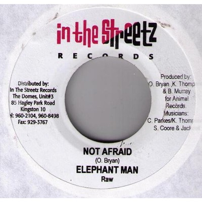 Elephant Man - Not Afraid (Vinyl 7'' - JM - Original)