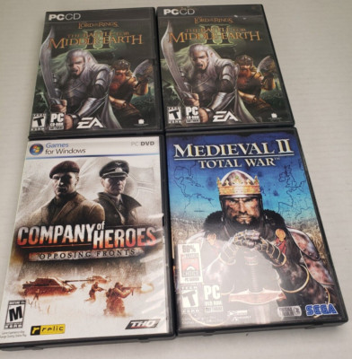 The Battle for Middle-earth 2 x2 , Medieval 2, Company Of Heroes Incomplete Pics