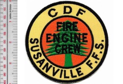 Hot Shot Fire Crew California CDF Susanville Forest Fire Station vel NO TARIFF