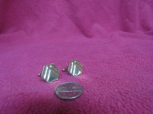 Gemelos hexagonales chapados en oro con Chevron CH9 - Imagen 2 de 4