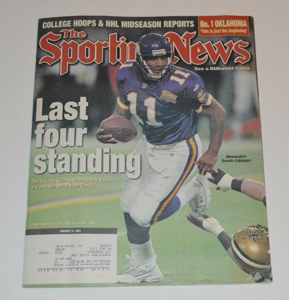 The Sporting News Magazine Various Issues 2000 and 2001 Pick Your